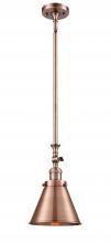 Innovations Lighting 206-AC-M13-AC-LED - Appalachian - 1 Light - 8 inch - Antique Copper - Stem Hung - Adjustable Mini Pendant