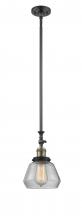 Innovations Lighting 206-BAB-G172-LED - Fulton - 1 Light - 7 inch - Black Antique Brass - Stem Hung - Adjustable Mini Pendant