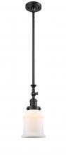 Innovations Lighting 206-BK-G181-LED - Canton - 1 Light - 6 inch - Matte Black - Stem Hung - Adjustable Mini Pendant