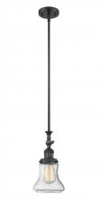 Innovations Lighting 206-BK-G194 - Bellmont - 1 Light - 6 inch - Matte Black - Stem Hung - Adjustable Mini Pendant