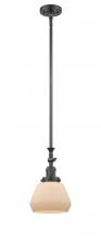 Innovations Lighting 206-OB-G171-LED - Fulton - 1 Light - 7 inch - Oil Rubbed Bronze - Stem Hung - Adjustable Mini Pendant