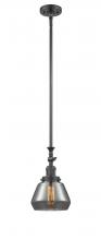 Innovations Lighting 206-OB-G173-LED - Fulton - 1 Light - 7 inch - Oil Rubbed Bronze - Stem Hung - Adjustable Mini Pendant
