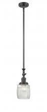 Innovations Lighting 206-OB-G302-LED - Colton - 1 Light - 6 inch - Oil Rubbed Bronze - Stem Hung - Adjustable Mini Pendant
