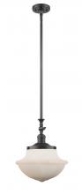 Innovations Lighting 206-OB-G541-LED - Oxford - 1 Light - 12 inch - Oil Rubbed Bronze - Stem Hung - Adjustable Mini Pendant