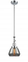 Innovations Lighting 206-PC-G173 - Fulton - 1 Light - 7 inch - Polished Chrome - Stem Hung - Adjustable Mini Pendant