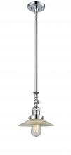 Innovations Lighting 206-PC-G2-LED - Halophane - 1 Light - 9 inch - Polished Chrome - Stem Hung - Adjustable Mini Pendant