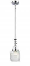 Innovations Lighting 206-PC-G302-LED - Colton - 1 Light - 6 inch - Polished Chrome - Stem Hung - Adjustable Mini Pendant