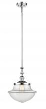 Innovations Lighting 206-PC-G542-LED - Oxford - 1 Light - 12 inch - Polished Chrome - Stem Hung - Adjustable Mini Pendant