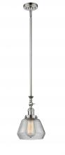 Innovations Lighting 206-PN-G172-LED - Fulton - 1 Light - 7 inch - Polished Nickel - Stem Hung - Adjustable Mini Pendant
