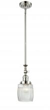 Innovations Lighting 206-PN-G302-LED - Colton - 1 Light - 6 inch - Polished Nickel - Stem Hung - Adjustable Mini Pendant