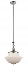 Innovations Lighting 206-PN-G541-LED - Oxford - 1 Light - 12 inch - Polished Nickel - Stem Hung - Adjustable Mini Pendant