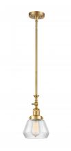Innovations Lighting 206-SG-G172-LED - Fulton - 1 Light - 7 inch - Satin Gold - Stem Hung - Adjustable Mini Pendant