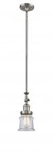 Innovations Lighting 206-SN-G182S-LED - Canton - 1 Light - 5 inch - Brushed Satin Nickel - Stem Hung - Adjustable Mini Pendant