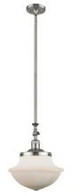 Innovations Lighting 206-SN-G541-LED - Oxford - 1 Light - 12 inch - Brushed Satin Nickel - Stem Hung - Adjustable Mini Pendant