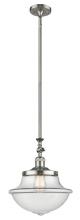 Innovations Lighting 206-SN-G542-LED - Oxford - 1 Light - 12 inch - Brushed Satin Nickel - Stem Hung - Adjustable Mini Pendant