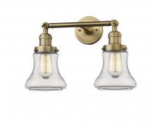 Innovations Lighting 208-BB-G192-LED - Bellmont - 2 Light - 17 inch - Brushed Brass - Adjustable Bath Vanity Light