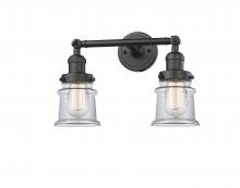 Innovations Lighting 208-OB-G182S-LED - Canton - 2 Light - 17 inch - Oil Rubbed Bronze - Adjustable Bath Vanity Light