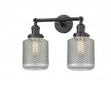 Innovations Lighting 208-OB-G262-LED - Stanton - 2 Light - 16 inch - Oil Rubbed Bronze - Adjustable Bath Vanity Light