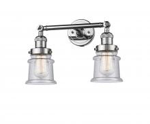 Innovations Lighting 208-PC-G184S-LED - Canton - 2 Light - 17 inch - Polished Chrome - Adjustable Bath Vanity Light