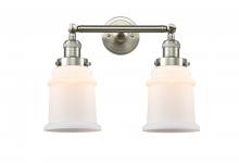 Innovations Lighting 208-SN-G181-LED - Canton - 2 Light - 17 inch - Brushed Satin Nickel - Adjustable Bath Vanity Light
