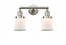 Innovations Lighting 208-SN-G181S-LED - Canton - 2 Light - 17 inch - Brushed Satin Nickel - Adjustable Bath Vanity Light