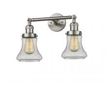 Innovations Lighting 208-SN-G194 - Bellmont - 2 Light - 17 inch - Brushed Satin Nickel - Adjustable Bath Vanity Light