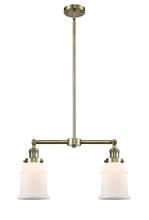 Innovations Lighting 209-AB-G181 - Canton - 2 Light - 21 inch - Antique Brass - Stem Hung - Island Light