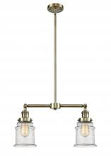 Innovations Lighting 209-AB-G184-LED - Canton - 2 Light - 21 inch - Antique Brass - Stem Hung - Adjustable Island Light