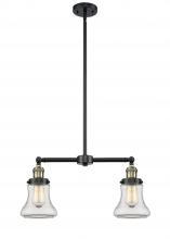 Innovations Lighting 209-BAB-G192-LED - Bellmont - 2 Light - 21 inch - Black Antique Brass - Stem Hung - Adjustable Island Light