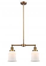 Innovations Lighting 209-BB-G181-LED - Canton - 2 Light - 21 inch - Brushed Brass - Stem Hung - Adjustable Island Light