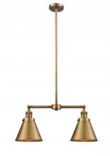 Innovations Lighting 209-BB-M13-BB-LED - Appalachian - 2 Light - 23 inch - Brushed Brass - Stem Hung - Adjustable Island Light