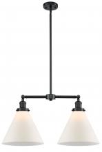 Innovations Lighting 209-OB-G41-L - Cone - 2 Light - 21 inch - Oil Rubbed Bronze - Stem Hung - Adjustable Island Light