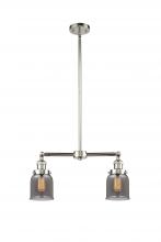 Innovations Lighting 209-PN-G53-LED - Bell - 2 Light - 21 inch - Polished Nickel - Stem Hung - Adjustable Island Light