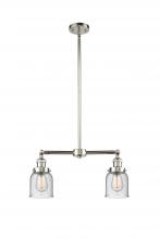 Innovations Lighting 209-PN-G54-LED - Bell - 2 Light - 21 inch - Polished Nickel - Stem Hung - Adjustable Island Light