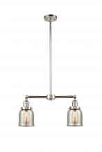 Innovations Lighting 209-PN-G58 - Bell - 2 Light - 21 inch - Polished Nickel - Stem Hung - Adjustable Island Light
