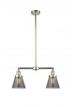 Innovations Lighting 209-PN-G63 - Cone - 2 Light - 21 inch - Polished Nickel - Stem Hung - Adjustable Island Light
