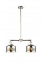 Innovations Lighting 209-PN-G78-LED - Bell - 2 Light - 24 inch - Polished Nickel - Stem Hung - Adjustable Island Light