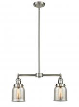 Innovations Lighting 209-SN-G58-LED - Bell - 2 Light - 21 inch - Brushed Satin Nickel - Stem Hung - Adjustable Island Light