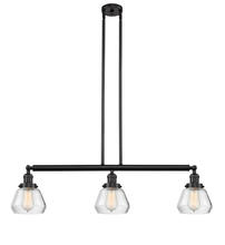 Innovations Lighting 213-OB-G172-LED - Fulton - 3 Light - 39 inch - Oil Rubbed Bronze - Stem Hung - Adjustable Island Light