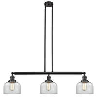 Innovations Lighting 213-OB-G72-LED - Bell - 3 Light - 41 inch - Oil Rubbed Bronze - Stem Hung - Adjustable Island Light