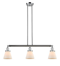 Innovations Lighting 213-PC-G61-LED - Cone - 3 Light - 39 inch - Polished Chrome - Stem Hung - Adjustable Island Light