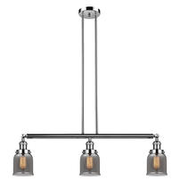 Innovations Lighting 213-PN-G53-LED - Bell - 3 Light - 38 inch - Polished Nickel - Stem Hung - Adjustable Island Light