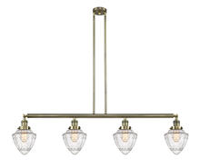 Innovations Lighting 214-AB-G664-7 - Bullet - 4 Light - 50 inch - Antique Brass - Stem Hung - Adjustable Island Light