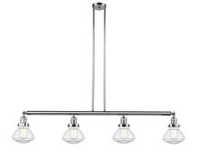 Innovations Lighting 214-PC-G322-LED - Olean - 4 Light - 51 inch - Polished Chrome - Stem Hung - Adjustable Island Light