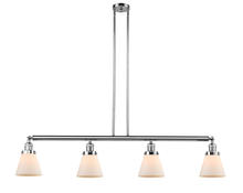 Innovations Lighting 214-PC-G61-LED - Cone - 4 Light - 51 inch - Polished Chrome - Stem Hung - Adjustable Island Light