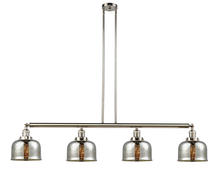 Innovations Lighting 214-PN-G78-LED - Bell - 4 Light - 53 inch - Polished Nickel - Stem Hung - Adjustable Island Light