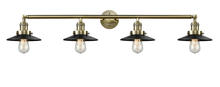 Innovations Lighting 215-AB-M6 - Railroad - 4 Light - 44 inch - Antique Brass - Bath Vanity Light
