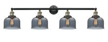 Innovations Lighting 215-BAB-G73 - Bell - 4 Light - 44 inch - Black Antique Brass - Adjustable Bath Vanity Light