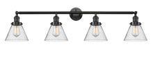 Innovations Lighting 215-OB-G44-LED - Cone - 4 Light - 44 inch - Oil Rubbed Bronze - Adjustable Bath Vanity Light