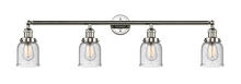 Innovations Lighting 215-PN-G54-LED - Bell - 4 Light - 42 inch - Polished Nickel - Adjustable Bath Vanity Light